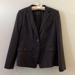 Banana Republic black stretch blazer. Size 14.